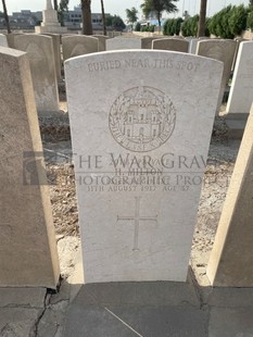 BAGHDAD (NORTH GATE) WAR CEMETERY - MILTON, HENRY